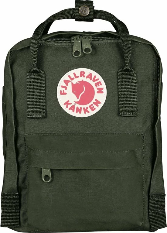 Fjallraven Fjällräven Kånken Mini Unisex Rugzak - Forest Green 3 Fjallraven Fjällräven Kånken Mini Unisex Rugzak - Forest Green