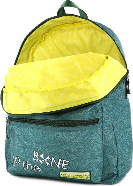 Rugzakken | Jongens | Green | Canvas | Go Banana's 5 Rugzakken | Jongens | Green | Canvas | Go Banana's - Afbeelding 3