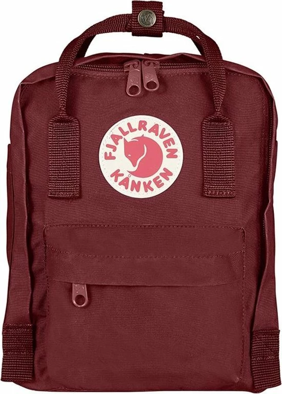 Fjallraven Fjällräven Kånken Mini Unisex Rugzak - Ox Red 14 Fjallraven Fjällräven Kånken Mini Unisex Rugzak - Ox Red - Afbeelding 12