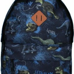 Skooter Dinogames - Rugzak - Schooltas Jongen - Blauw - Dino