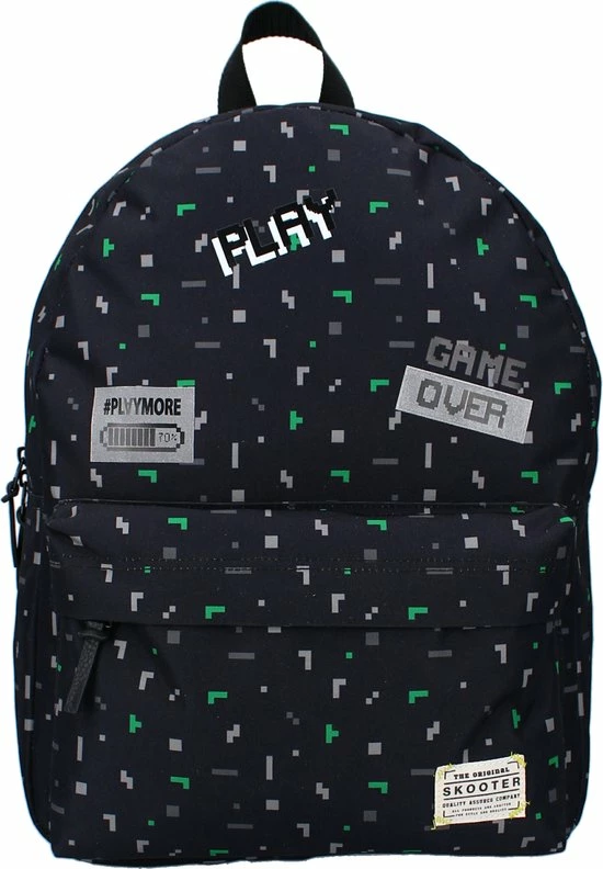 Skooter New Adventures Rugzak Schooltas Jongen - Blauw - Dino 3 Skooter New Adventures Rugzak Schooltas Jongen - Blauw - Dino