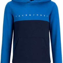 JACK & JONES JUNIOR JACK&JONES JUNIOR JORCOPENHAGEN BLOCKING SWEAT HOOD BF JNR Jongens Trui - Maat 164
