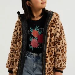 WE Fashion Meisjes Reversible Parka Met Dessin En Imitatiebont - Maat 158/164 -Nike winkel 550x811 3
