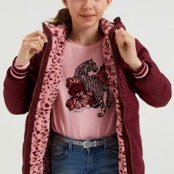 WE Fashion Meisjes Reversible Parka Met Dessin En Imitatiebont - Maat 122/128 -Nike winkel 550x811 4