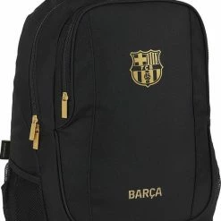 FC Barcelona Rugzak Gold - 44 X 32 X 16 Cm - Zwart