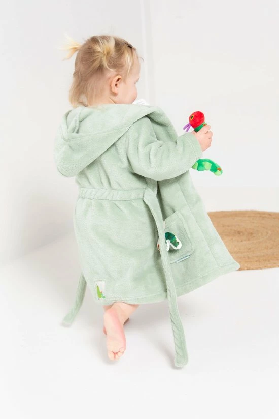 KUUK’n Rupsje Nooitgenoeg, 2022 Unisex Kinder Badjasje Groen, 74/80 5 KUUK’n Rupsje Nooitgenoeg, 2022 Unisex Kinder Badjasje Groen, 74/80 - Afbeelding 3