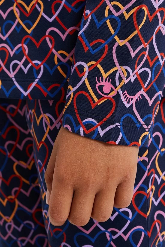 WE Fashion Meisjes Pyjamaset Met Een Dessin - Maat 134/140 7 WE Fashion Meisjes Pyjamaset Met Een Dessin - Maat 134/140 - Afbeelding 5