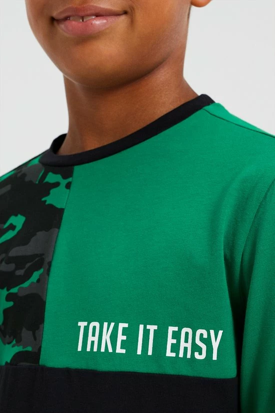 WE Fashion Jongens Pyjamaset Met Dessin - Maat 170/176 7 WE Fashion Jongens Pyjamaset Met Dessin - Maat 170/176 - Afbeelding 5