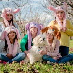 Doolallie Flappers - Muts Met Bewegende Flaporen - Konijn -Nike winkel 550x830