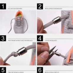 Merkloos Elastische Veters - Zwart - Veters Plat 0.5 Cm - Veters - Sneakers - Schoenen - Kleding - Sport - Sportschoenen - Accessoires - 100 Cm - Veterschoenen Dames - Veterschoenen Heren - Elastische Veters Kinderen - Lock Laces -Nike winkel 550x834 1